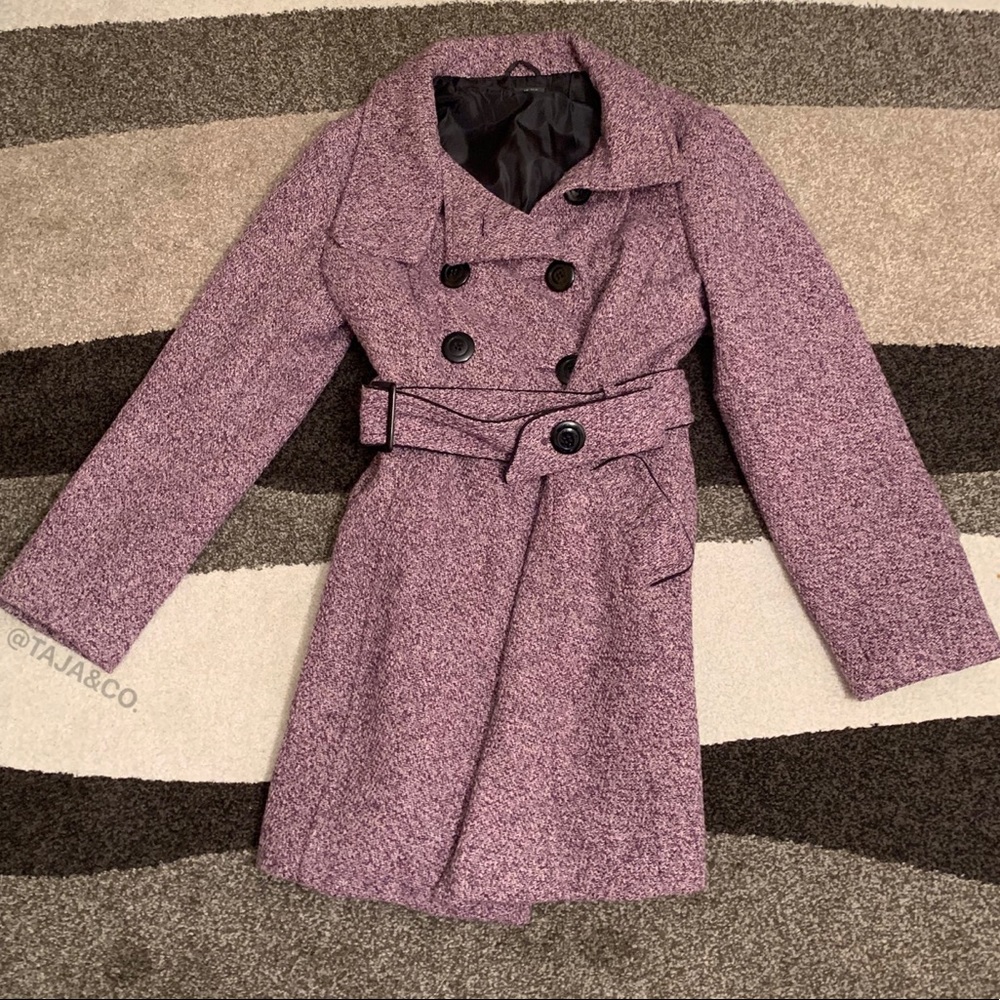 🔥❄️NEVA: Oversized Laine Wool Funnel Peacoat!
